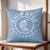 Food CChipotleS Cushion Cover Natural Linen Organic Fabric DoubleSided Printing Couch Pillow Covers Home Decor