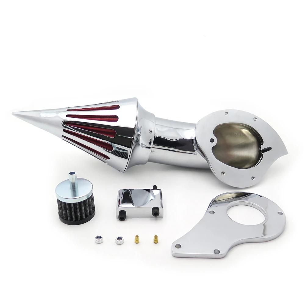 For Honda Shadow 600 VLX600 1999-2019 Spike Air Cleaner Kits Intake Filter Chromed Aftermarket Motorcycle Parts