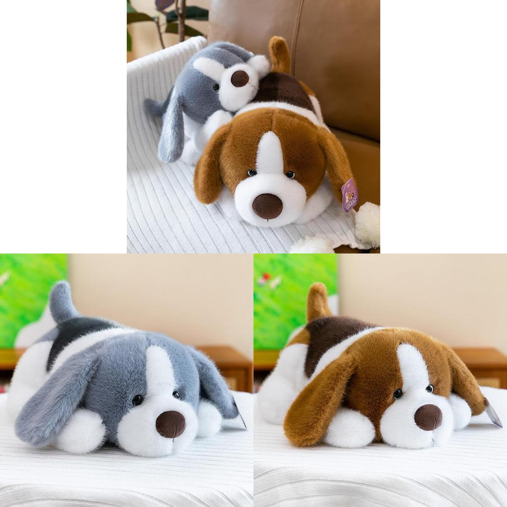 Cartoon Plush Pug And Bread Dog Soft Toys For Kids Bedroom Decor And Play