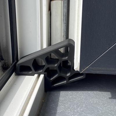 Heavy-Duty Window Door Stop Wedge Non-slip Balcony Door with Track Lock Stopper Easy To Install Remove Doors Anti-wind Holder