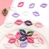 Acrylic Beads Lip Charms Beads For DIY Bracelet Necklace 10Pcs