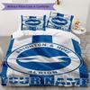 Custom Name Brighton Pattern Bedding Uilt Set Uilt Cover Pillowcase Home Decoration Birthday Gift (1*duvet Cover+2*pillowcase Without Core)