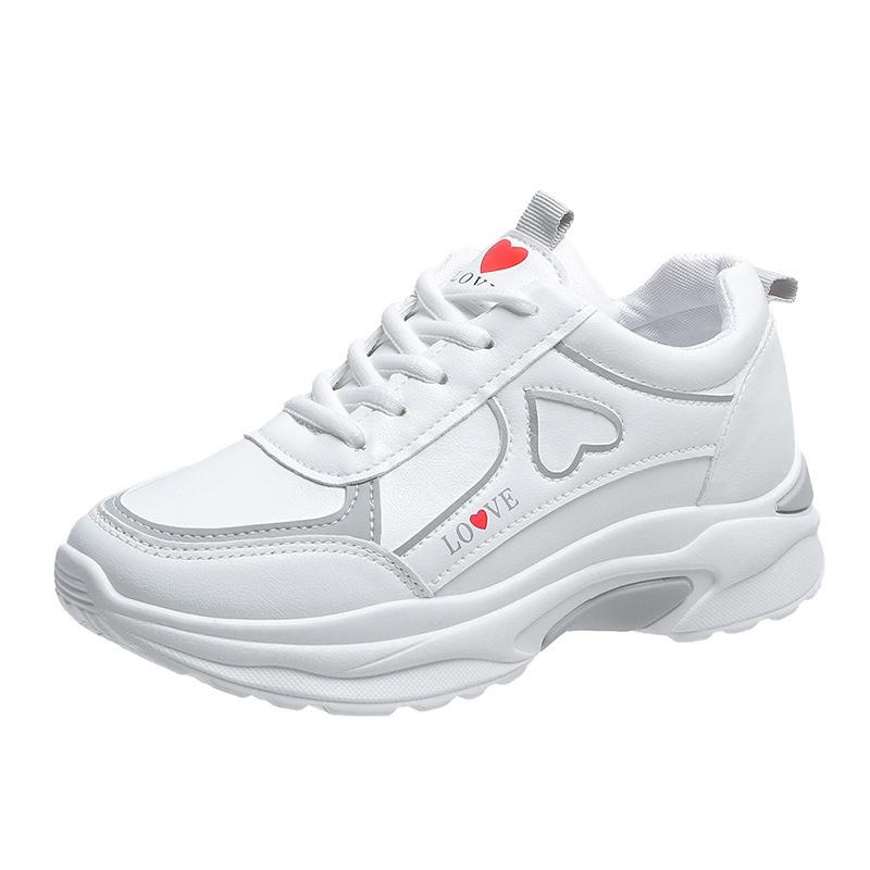 Sneakers Women's Spring and Autumn New 2025 Korean Version Flat-bottomed Lace-up Casual Shoes Dad Shoes Running Shoes