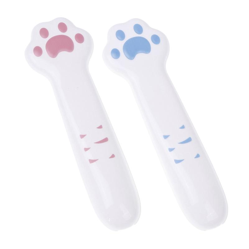 Cartoon Cat Claw Stainless Steel Spoon And Fork Set Spoon Chopstick Cutlery Student Outdoor Camping Portable Kitchen Accessories