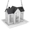 Bird Feeder House for Outside Mesh Wild Bird Feeder Large Capacity Weatherproof Bird Feeding Station Hanging for Garden Yard   Proof