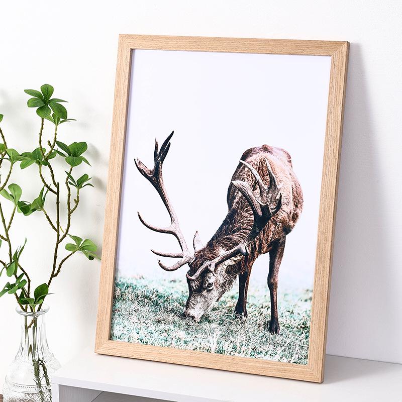 

Минималистичная фоторамка из массива дерева - Настенная и настольная, Доступна в размерах 8 , 10 , 12 для фотографий 8K 5 inch (9*13cm) without painting