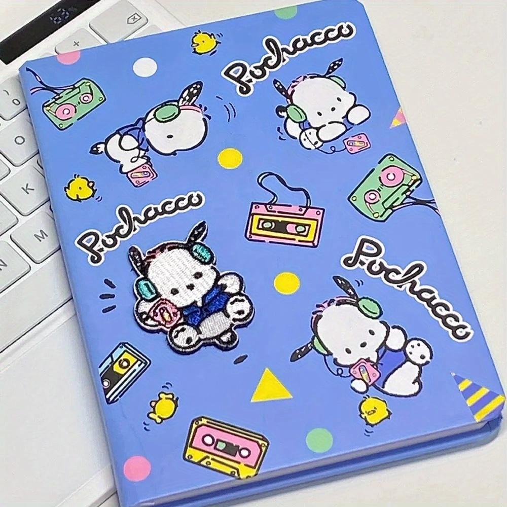 

5Pcs Cinnamoroll HelloKitty Kuromi Handbook Student Cartoon Notebook Magnetic Buckle Color Page Design Diary Girl Heart Kawaii Stationery 176*125mm 5Pcs