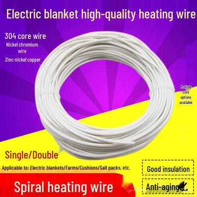 Single/Double Electric Blanket Heating Wire: 12m/20m Lengths, Thickened Design for Enhanced Warmth