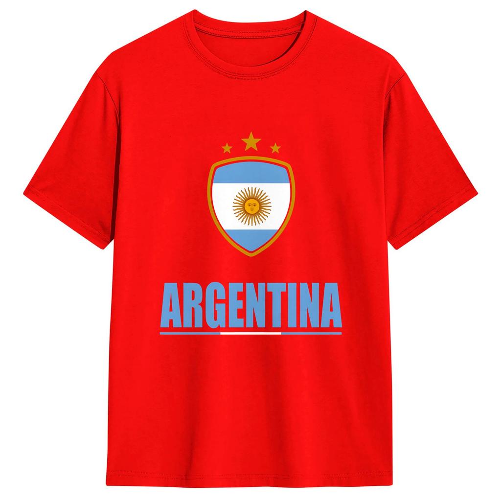 Streetwear T Shirt Summer Argentina Flag Hip Hop Tshirts Cotton Tee Shirt For Unisexs Retro Plus Size 6xl Short Sleeve Clothes