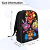 Mochila de Juego de Terror FNAF para Jóvenes Mochilas con Estampado Poliéster Streetwear Bolsas de Instituto Mochila de Diseñador para Universidad