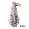 Corn Perm Long Wavy Curly Ponytail Ombre Pony Tail Hairpiece Claw Clip Ponytail Wig  Daily
