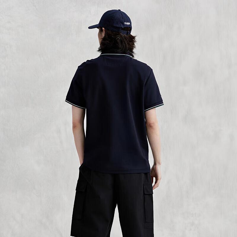 Kappa Men s Retro Embroidered Short-sleeved Polo Shirt M