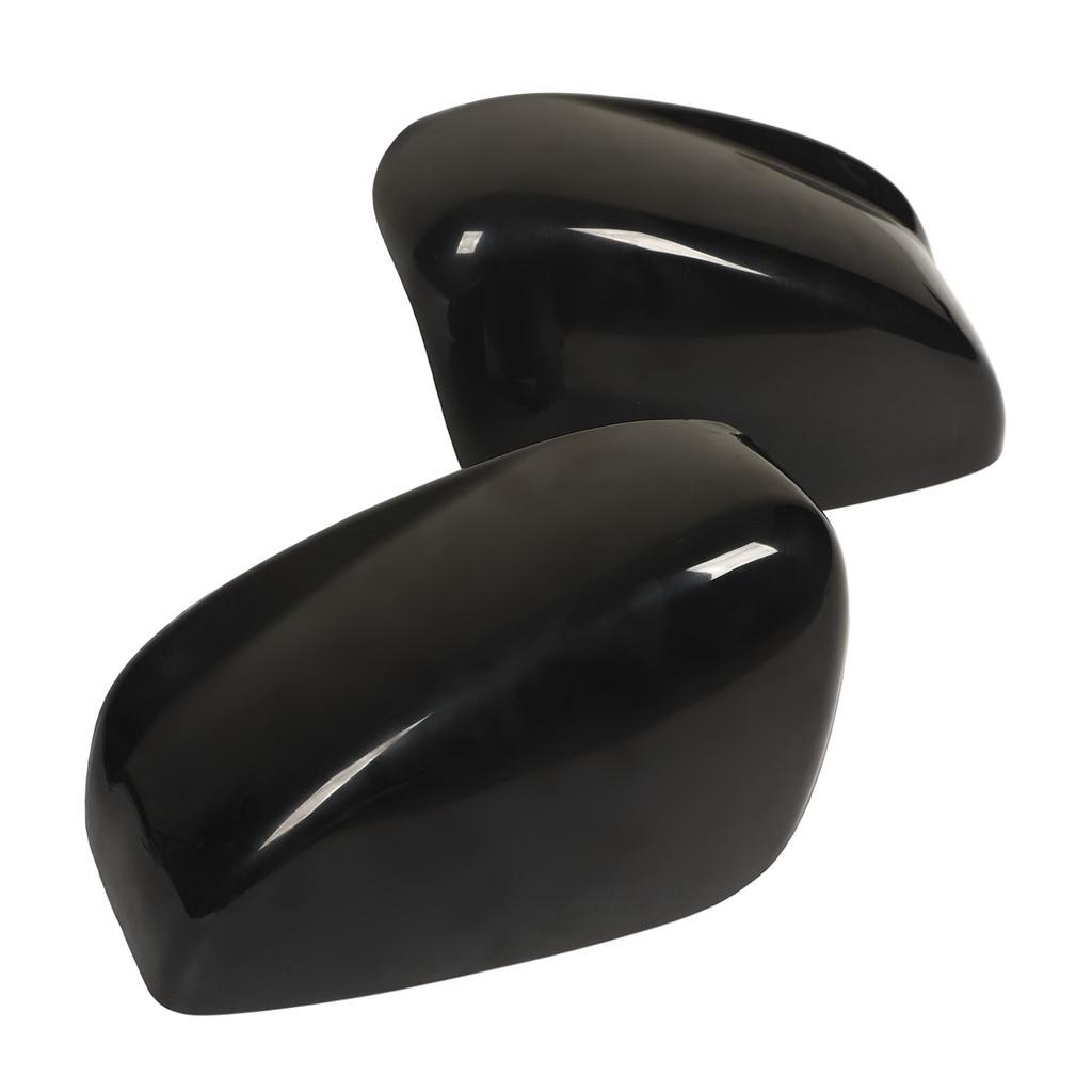 1Pair Car Rearview Mirror Cap Covers Glossy Black Side Door Wing Mirror Cap Covers Replacement for Accord 2008‑2012