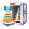 Oz Toy Melody Musical Roly Poly Ring Stacking Set HE0295, Mixed Colors, 1 Set, Korean Baby Products