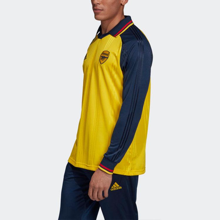 Adidas Tricou cu mânecă lungă pentru antrenament fotbal Arsenal pentru bărbați Topuri Galben EH5614