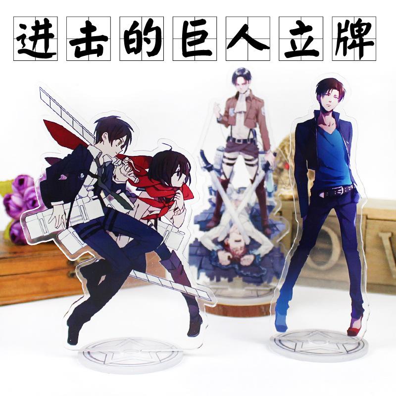 Attack on Titan Acrylic Stand Anime Large Stand Cartoon Cute Character Figure Display Stand Anime Merchandise Collectible Gift