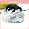 Halloween Costume Mask With Flower Decoration For Children And Adults Party Wear