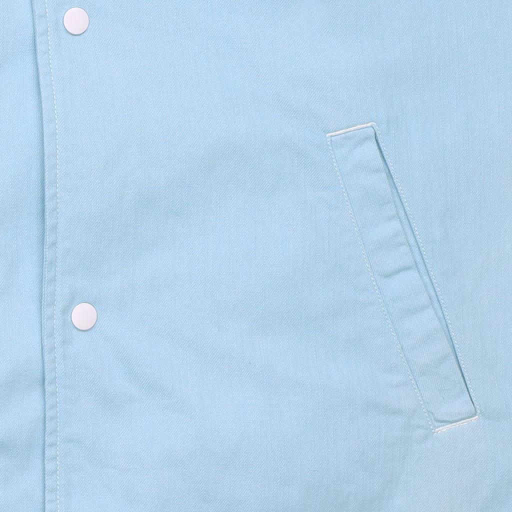 Adidas Originals Jachetă de trening cu guler cu dungi Trefoil Bărbați Jachete Albastru HC9497