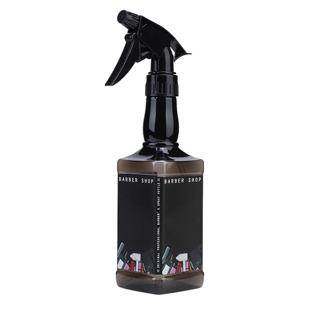 2 шт. Парикмахерский пульверизатор Парикмахерская Стайлинг для волос Вода Пульверизатор Чайник (Прозрачный черный)
