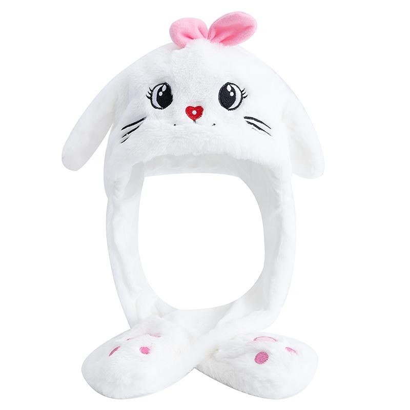 New Style Unisex Funny Ear Hat Various Animal Style Couple Cute Ear Moving Up Cap Men Women Rabbits Ears Winter Lovely Hats