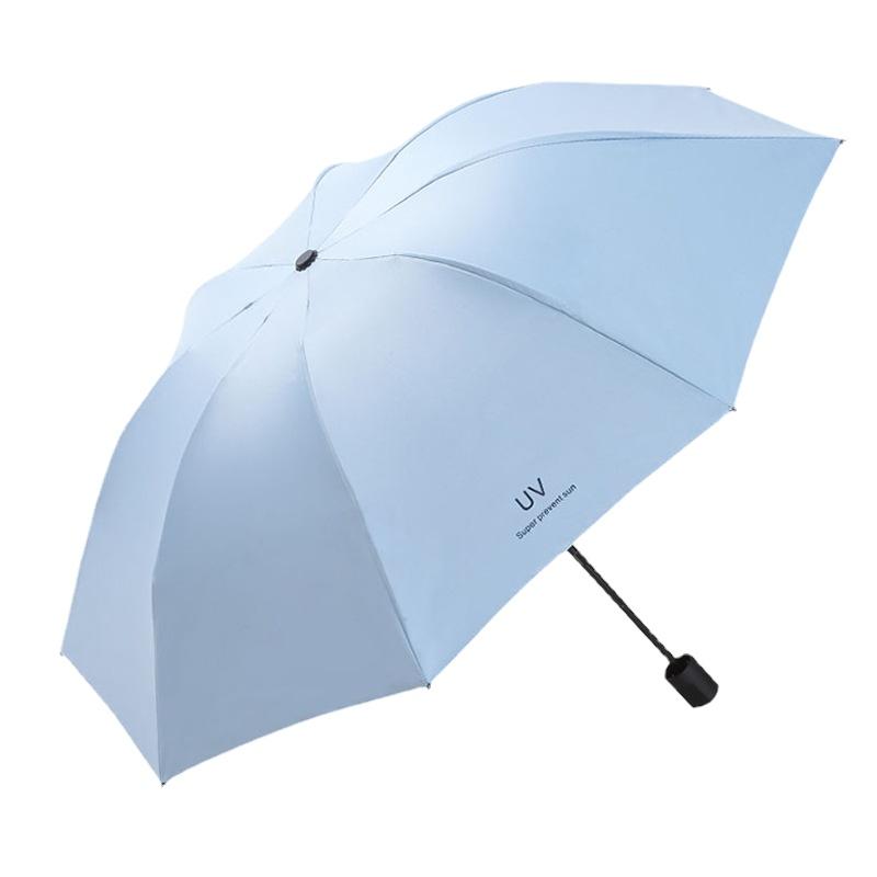 Clear Umbrella Female Folding Dual-use Sun Umbrella Large UV Female