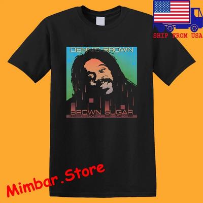 Dennis Brown Zucchero di Canna Uomo Nero Taglia S-5XL