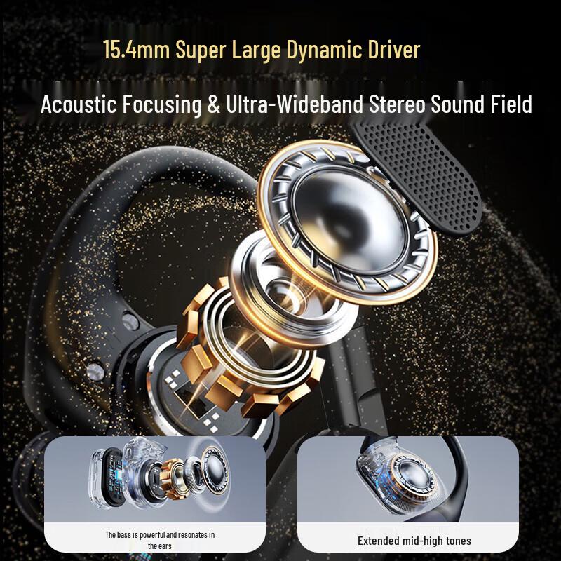 Philips TAT5739 Wireless Bone Conduction Ear-Hook Sport Headphones