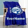 Coperta Personalizzata Fc Schalke 19 Testo Regalo Coperta Personalizzabile Morbida e Accogliente Perfetta per Divano Soggiorno Letto Uso Stagione Singola