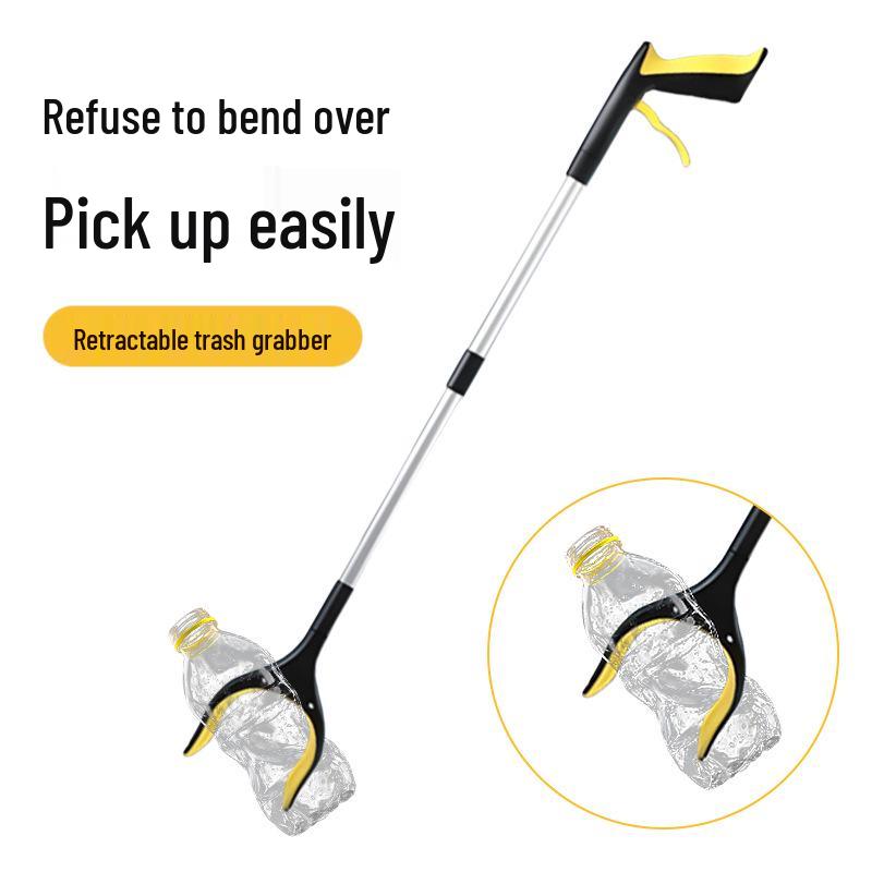 

Retractable Folding Household Reacher Outdoor Hygiene Tongs - Thickened Sanitation Multifunctional Trash Picker. Green