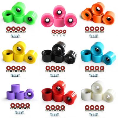 4pack High Speeds Scooters Wheel Bearings Shocked Absorption Scooters Wheel for Smooth Longboards Cycling