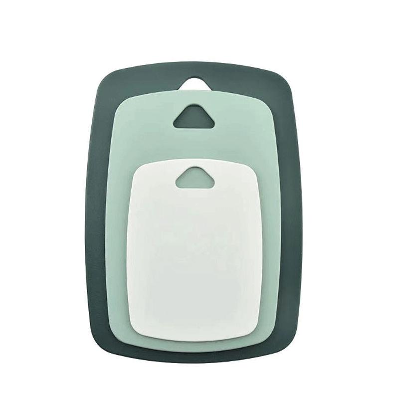 3pcs/set Non-slip Plastic Cutting Board Set Portable Hanging Hole Classified Chopping Blocks Thickening Chopping Boards Meat