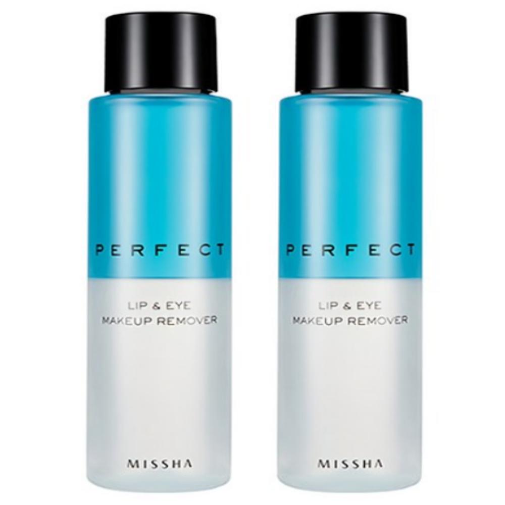 MISSHA Perfect Lip & Eye Makeup Remover (155ml × 2)