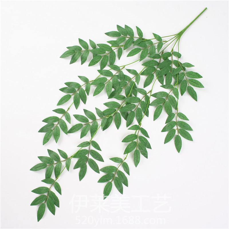 Artificial Theme Forest Plant Wall Decorative With Hanging Vines For Events Home