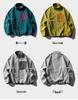Unisex Outdoor Color Block Fleece Hiking Jacket with Stand Collar