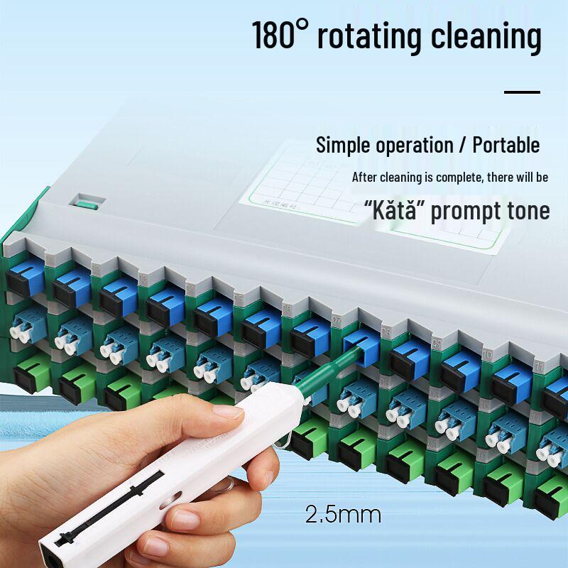 Fiber Optic Cleaning Pen for SC/FC/LC Connectors: End Face & Cable Core Cleaner Tool