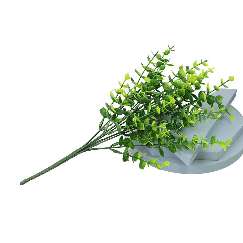 Globulus Eucalyptus Plastic Green Plant Bouquet For Hotel Decor Interior