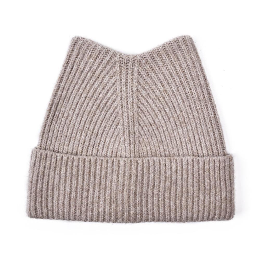 Autumn Winter Ear-Protecting Wool Hat Warm Beanies Hat Cat Ear Knitted Hat  Ear Protection Hat