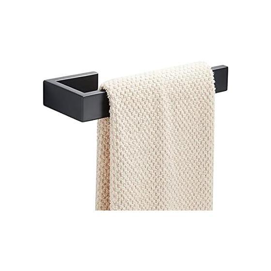 Towel Rack, Hand Towel Ring Holder SUS304 Stainless Steel, Bathroom and Kitchen Towel Rack Mounting Hardware Set, Hotel and Home Cupboard, Matte