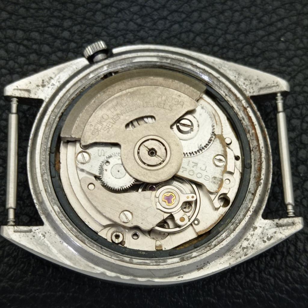 JAPAN VINTAGE SEIKO 5 AUTOMATIC 7009A MENS ORIGINAL DIAL WATCH a500791-5 R154-a500791