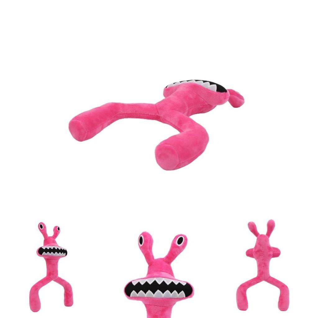 Roblox Rainbow Friends Pinker Frosch Plüschtier Weiche und Quetschbare Stoffpuppe für Kinder und Babys