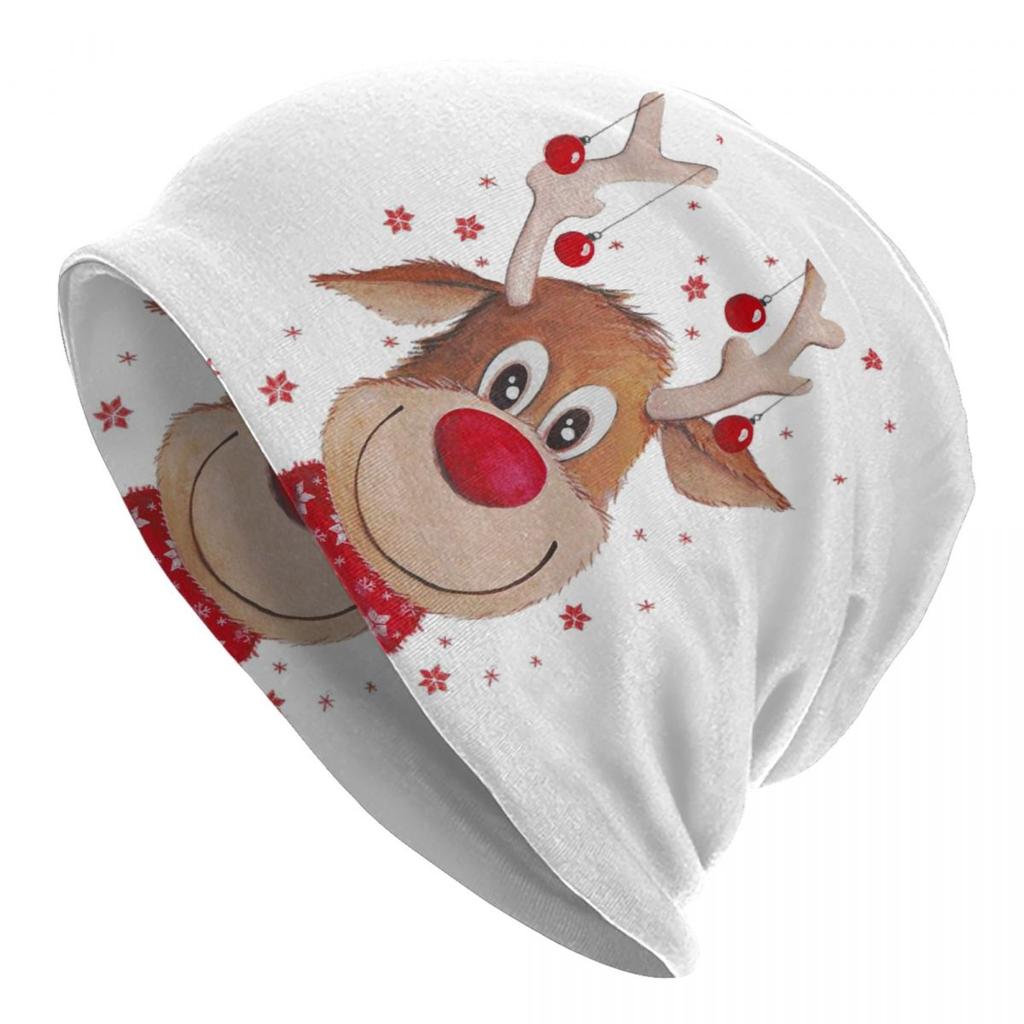 Custom Christmas Polar Bear Beanie Cap Unisex Bonnet Knitting Hats Outdoor Child Cartoon Gift Skullies Beanies Hats