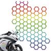 Motorcycle Honeycomb Decal, Foreign Trade Honeycomb Car Sticker Motorcycle Mini Car Sticker Personalized Honeycomb