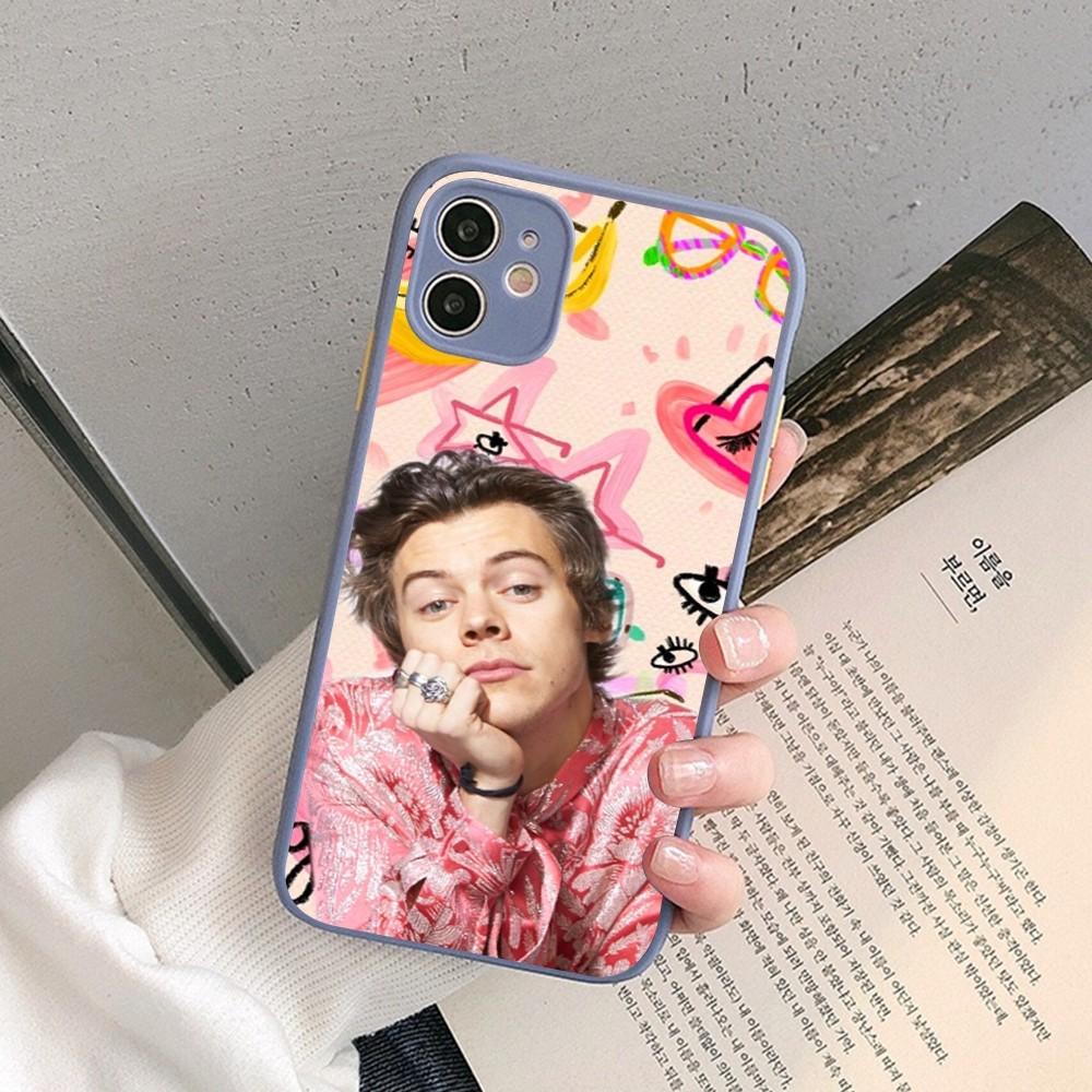 Singer H-HaRRy Fashion S-styles Handyhülle für iPhone 14 11 12 13 Mini Pro Max 8 7 Plus X XR XS MAX Durchsichtige Mattierte Hülle
