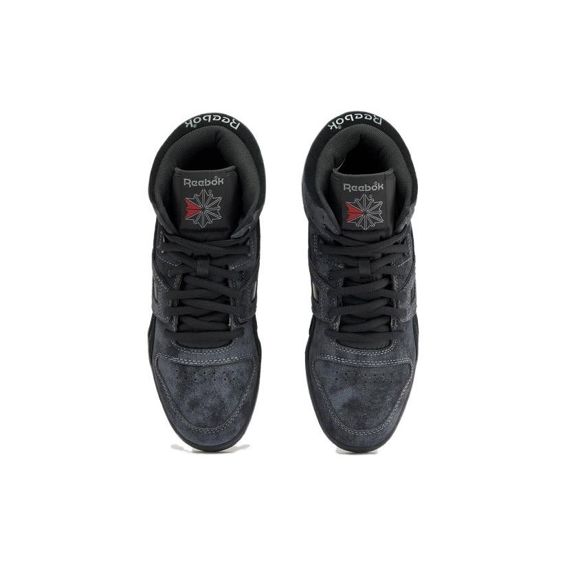 Reebok Workout Pro Retro Sports Durable Mid-Top Sneakers Unisex Sneakers Black 100034266