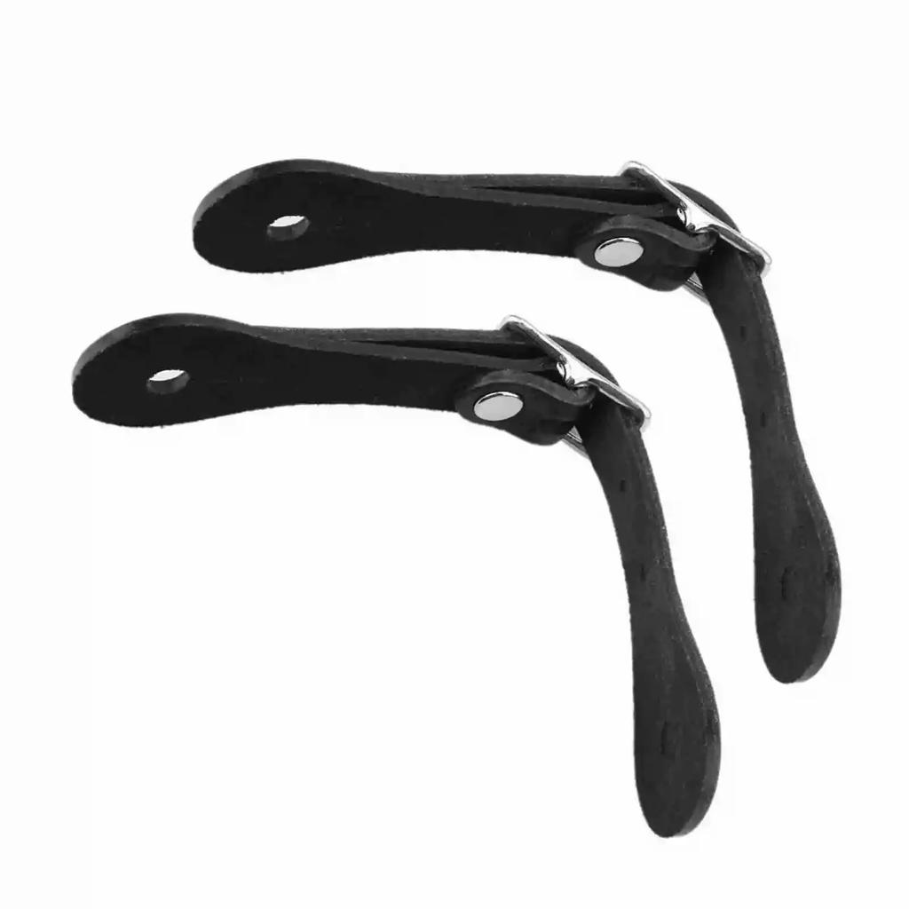 1 Pair Horse Riding Accessories Handmade Genuine Leather Equestrian Spur Strap