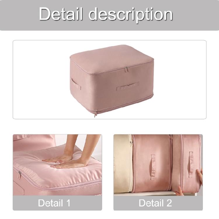 Space Saving Clothes Holder Self Compressing Bedding Storage Bag Stylish Organizer for Clothing and Garments Quilt