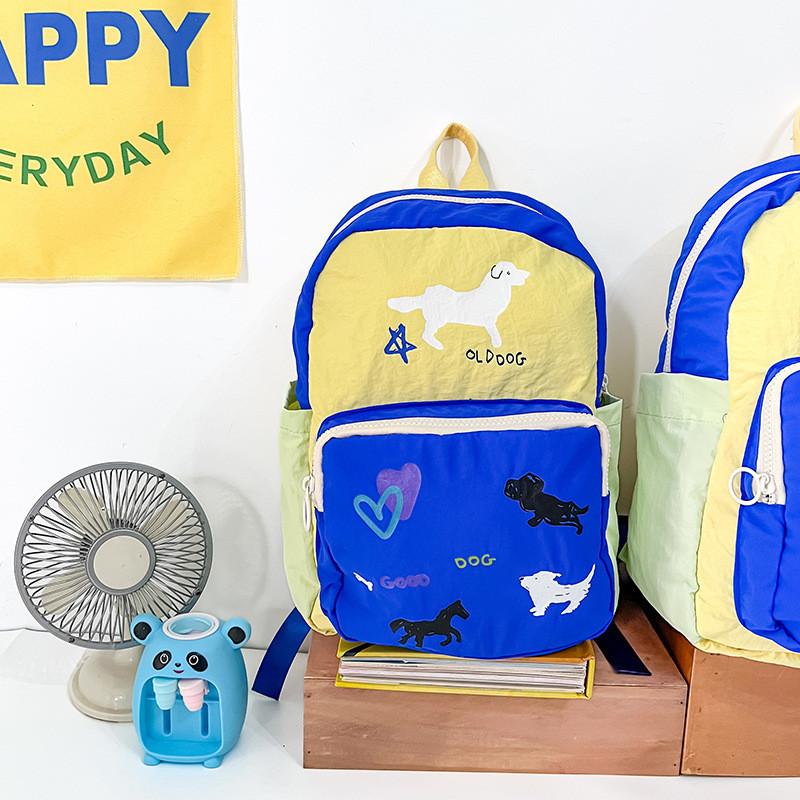 Adorable Cartoon Nylon Backpack For Kids Cute And Trendy School Bag Unisex Small