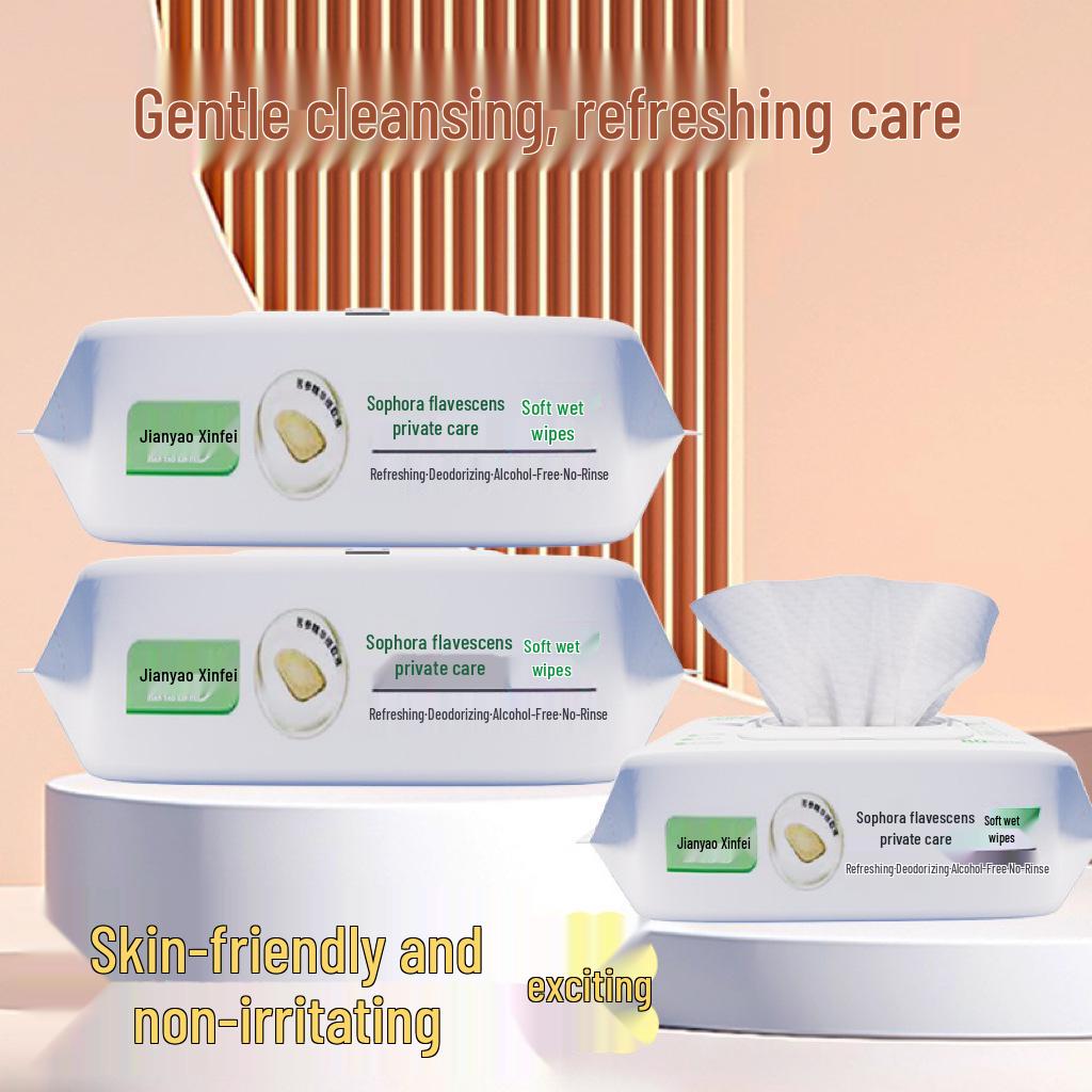 Ku Shen Intimtücher für Erwachsene - Ohne Abspülen, Sanfte Sterilisation, Tragbar & Nicht Reizend