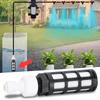 4-piece water inlet filter, self-priming spray filter with high-quality PP material, for humidification and misting system