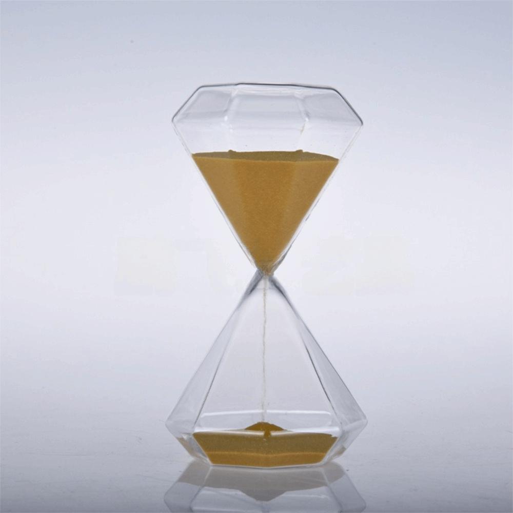 Kreative Diamantform Sanduhr 5 Minuten Einfache Sanduhr Sanduhr Heimdekoration